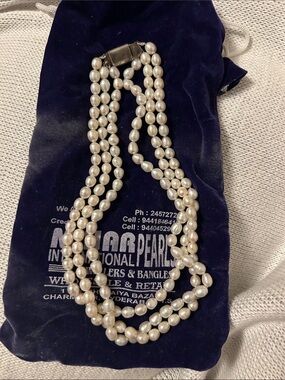 Multi-Strand Pearl Necklace (purchased in India)